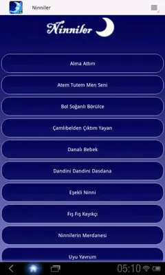 Ninniler android App screenshot 1